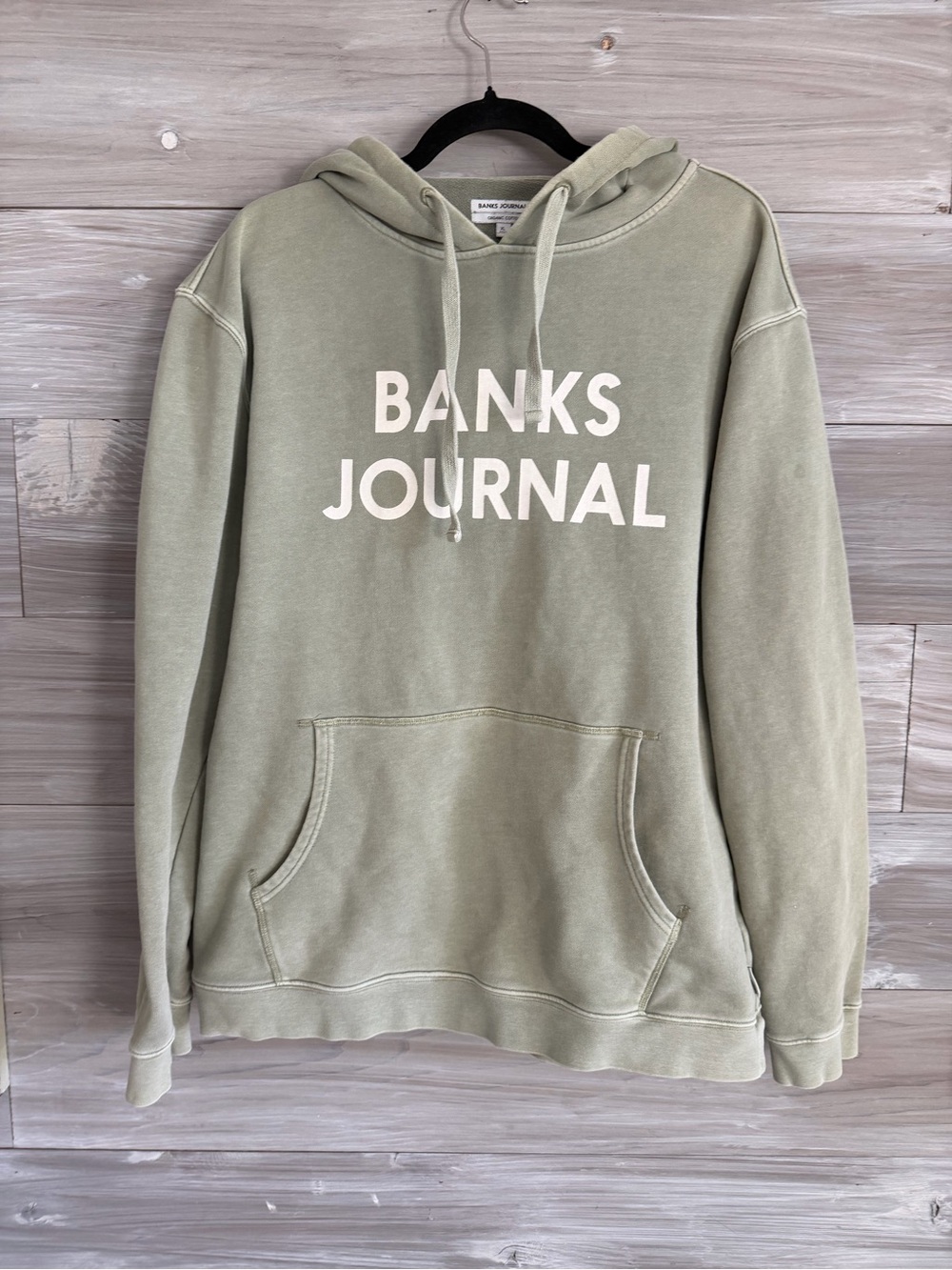 Banks Journal Organic Cotton Logo Hoodie